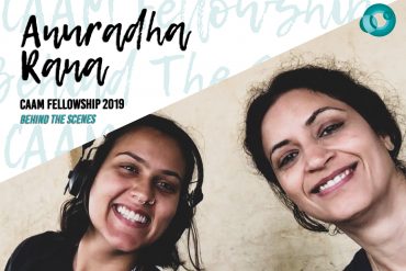Two Indian American women are smiling at the camera. The words say "Anuradha Rana"