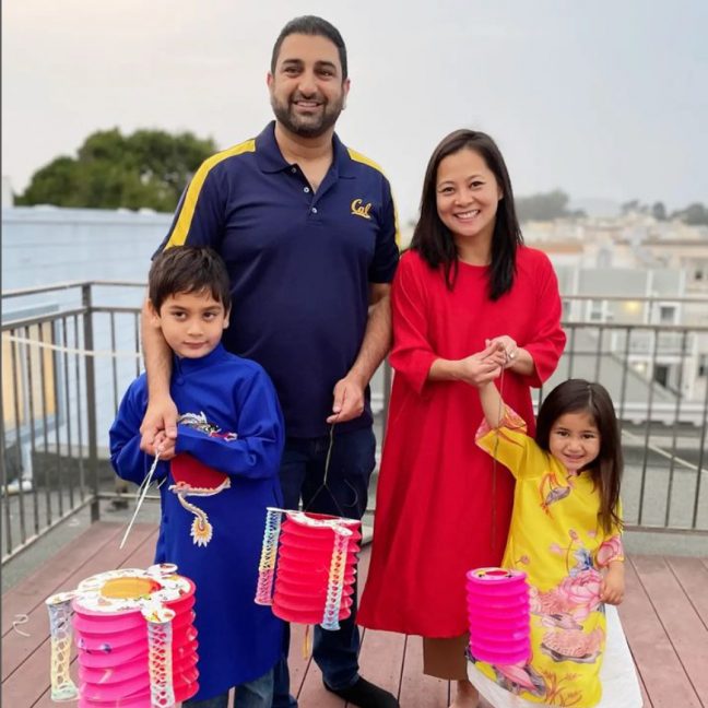 Wendy Lieu and family